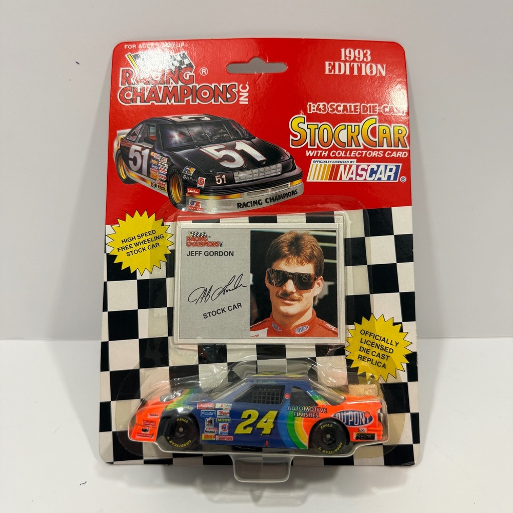 Racing Champions Stock Car Unisex 1:43 Multi New NASCAR Jeff Gordon 24 1993 Ed